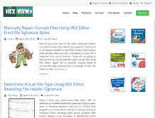 Tablet Screenshot of hexview.org